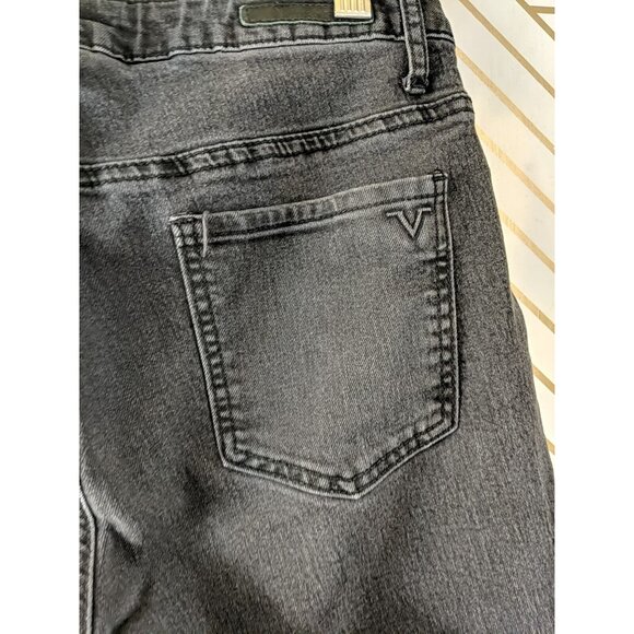 V 1969 Women's  Italia Abbigliamento Sportivo SRL Skinny Jeans Black Size 30/10 - Picture 9 of 10